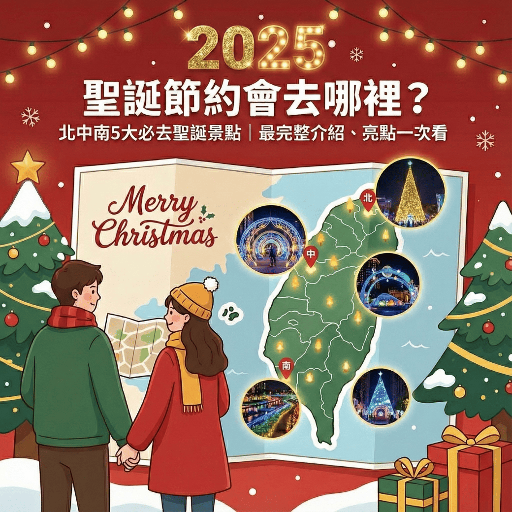 2025聖誕節約會去哪裡?北中南5大必去聖誕景點|最完整介紹、亮點一次看